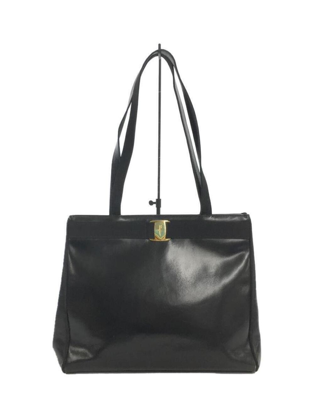 Salvatore Ferragamo Tote Bag Leather Black
